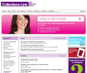 Collections Link Web site