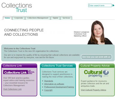 Collections Trust Web site